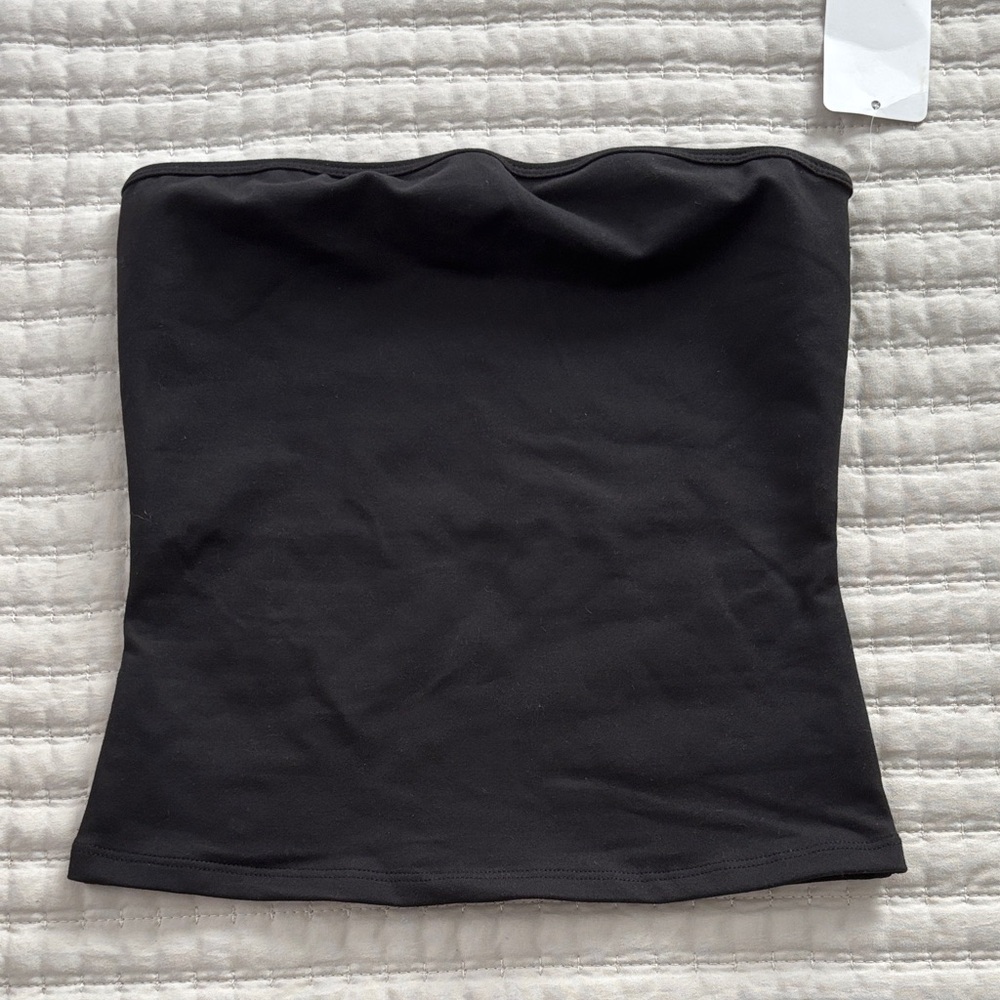 TANKAIR Black Strapless Tube Top